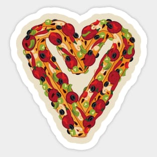 Love Pizza Sticker